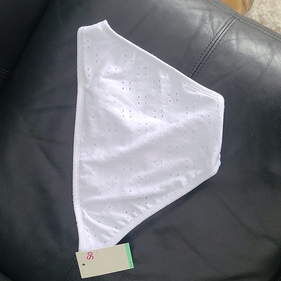 SO Swim Hipster Bottom   Size M (Junior)  White Eyelet.   NWT - Picture 2 of 6